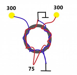 How To Make A 75 To 300 Ohm Matching Transformer