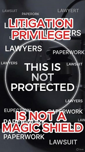 Litigation Privilege - Part 1#HowCourtsWork #LawForNonLawyers #helpmemakethismakesense