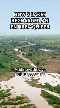 How 3 Lakes Recharged an Entire Aquifer