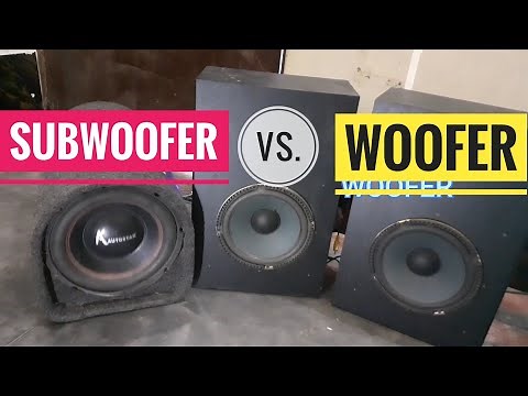 Woofer vs. Subwoofer