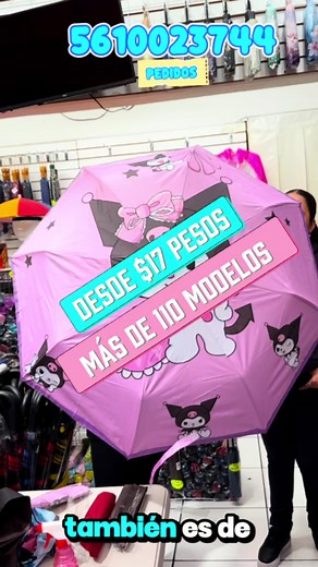 Sombrillas desde $17 en Centro CDMX