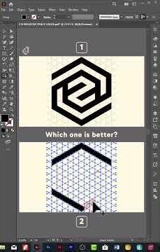 Which Logo Design Is the Best? | Adobe Illustrator Logo Design Tutorial#logo #gridsystem