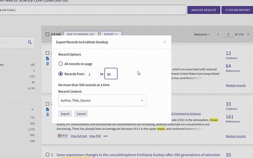 新版WOS直接检索导出_ EndNote 20 使用技巧(Windows) Direct Export from new Web of Science
