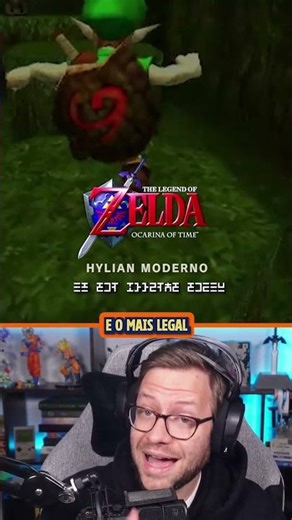 A verdadeira origem da língua Hylian de Zelda #zelda #ocarinaoftime #legendofzelda