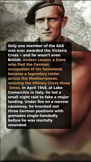 Only One SAS Soldier Ever Won This Medal #short #history #ww2