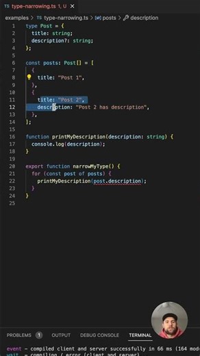 What is "Type Narrowing" in TypeScript?