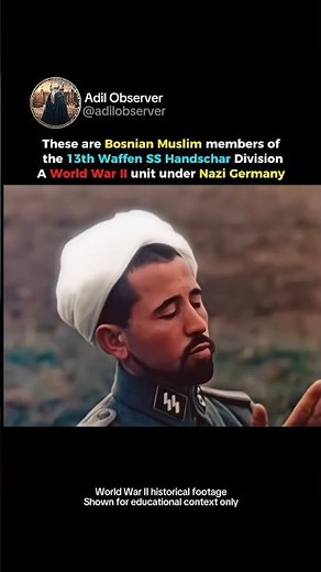 World War II Footage: The 13th Waffen SS Handschar Division