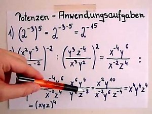 Potenzen - Beispielaufgabe