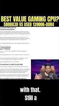5800X3D vs used 13900K and DDR4? This Beats Spending $350