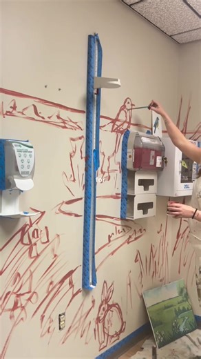 Mural Painting for Children's Support Center