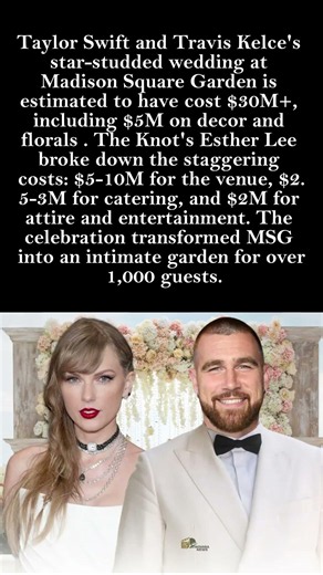 Taylor & Travis's $30M MSG Wedding Breakdown! 💍