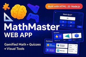 MathMaster – Interactive Math Learning Web App
