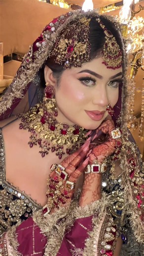 Pakistani Kashees Bride Transformation by Eti Angel