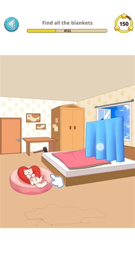 FIND ALL THE BLANKETS 😤❄️👍 SHORT VIDEO#