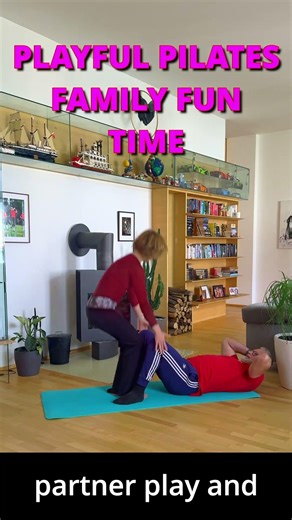 Pilates Partner Workout | Family Fun Core Exercises