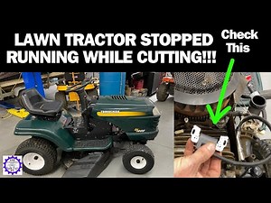 How to Diagnose and Repair a Craftsman Lawn Tractor stopped running