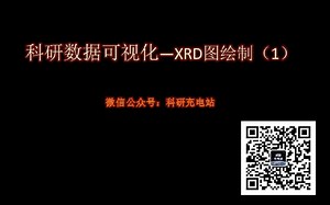 用Python绘制XRD图并进行分析处理（1）