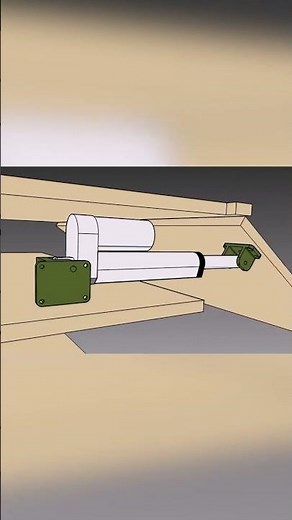 Demonstration of the push-open window of the linear actuator#Shorts #Linear Actuator #Technology
