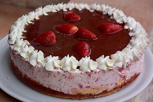 Recette entremet fraises, citron et croquant coco