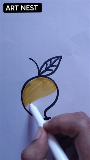 HOW TO DRAW MANGO 🥭
