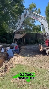 ✨ NEW ✨ panel block septic system going in today! Our installation team is crushing it! 💪 #septicinstallation #septic #supportlocalbusinesses 💚 | C & C Septic Services
