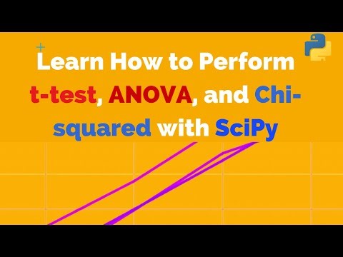 Learn how to perform hypothesis testing, t-tests, ANOVA, and chi-squared tests using SciPy!