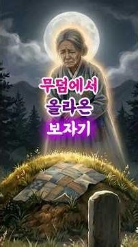 무덤에서 올라온 보자기 #삼우제 #전통설화 #조선설화 #야담 #민담 #효 #밤의설화