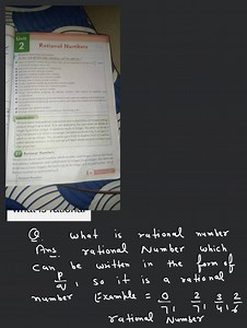 Unit2Rational Numbers2. Student learning outcomes:- Define ... | Filo