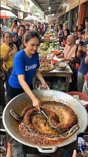 fried python #youtubeshort #thaifood