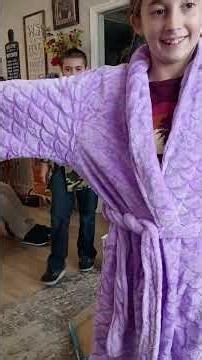 Aunt Patty gets the kids new robes