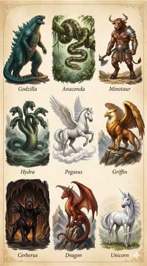 These Mythical Creatures Actually Exist 🕸️ #edit #viral