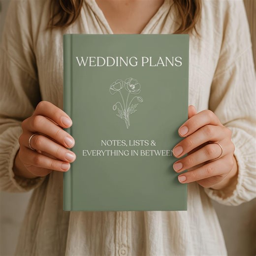 Wedding Planning Journal, Minimalist Bridal Planner Notebook, Bride to Be Gift, Wedding Organizer, Bridal Shower Present - Etsy
