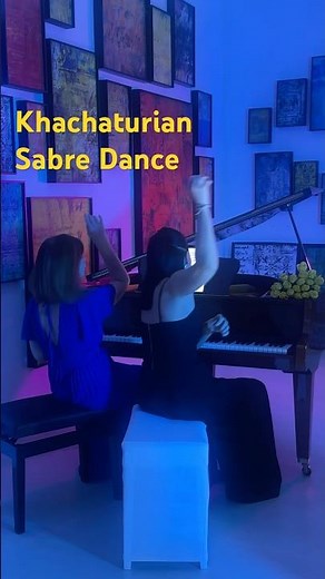 Aram Khachaturian/Sabre Dance/Piano Duo Sonet/Live