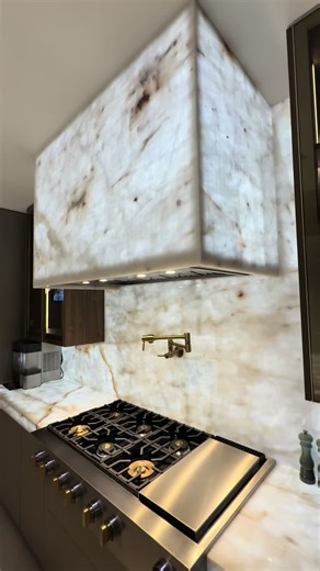 Modern Backlit Countertops for Stylish Kitchens