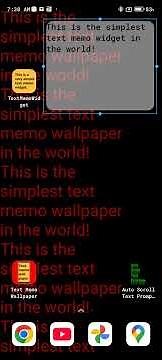 Text Memo Widget