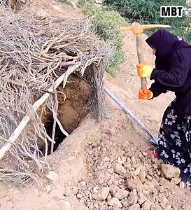 Homelessness in the Shadow of the Cave- Niloufar the Nomad and the Effort to Rebuild Life😭🤱 | MTB biker