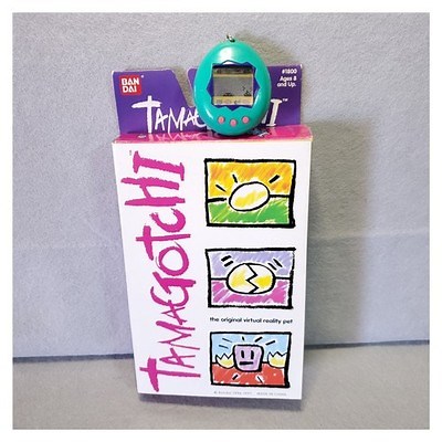 Tamagotchi Tested Working Bandai Vintage Original Green Purple 1997 With Box | eBay