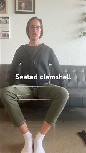 Seated banded clamshell (abductors)