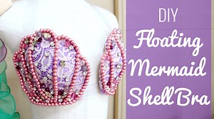 DIY Floating Mermaid Shell Bra Top for Belly Dance & Festivals! - SPARKLY BELLY