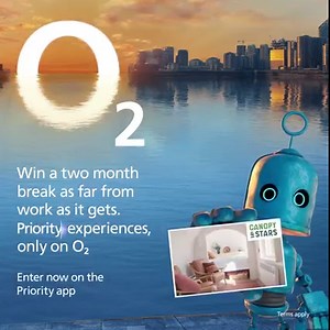 Unplug and relax 🌾 Win the ultimate work-life balance prize with #O2Priority and Canopy and Stars 🏞 Two month sabbatical? New location to work remotely from (that’s actually remote)? Eight holidays throughout the year? The choice is yours 🧘‍♀️ Enter now: https://o2uk.co/3flAOl8 | O2