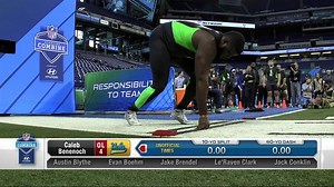 2016 NFL Combine: Caleb Benenoch 40-Yard Dash