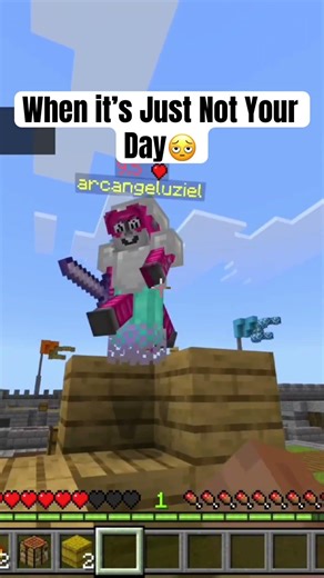 first game on of minecraft skyblock💔