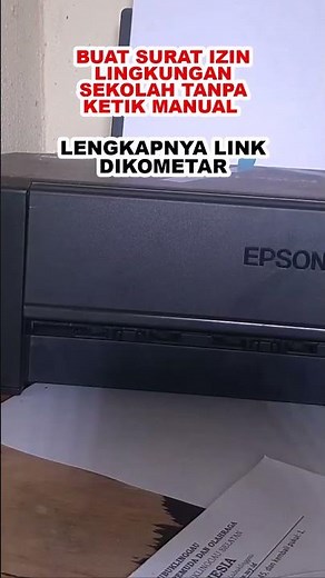Buat Surat Izin Keluar Lingkungan Sekolah | Gak Perlu Ngetik Manual! #excel #exceltips