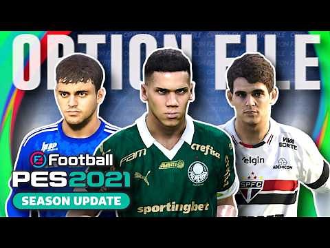 ✅PES 2021, o OPTION FILE MAIS ATUALIZADO DE 2025! Transferências 100% atualizadas em ABRIL🚀