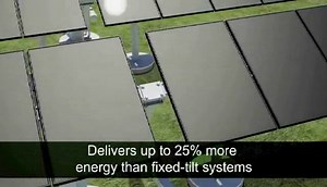 SunPower™ T20 Tracker Animation / Nellis Installation Timelapse Video