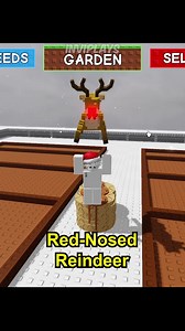 I Got the Red-Nosed Reindeer in Grow a Garden! 🦌 #roblox #growagarden | INVIPlays
