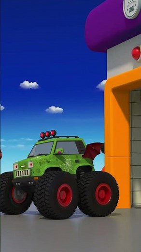 🎃🚙 Bubbly Zombie Rescue Car Wash! #halloween #TayotheLittleBus #Shorts