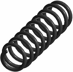 Polaris Ranger Spring, Rear, Medium Gloss Black, Genuine OEM Part 7043337-067, Qty 1