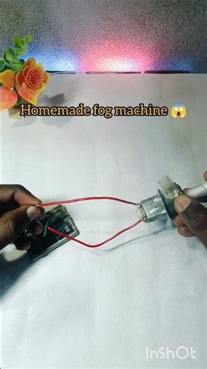 homemade fog machine 😱 #diy