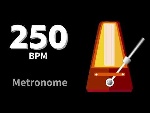 【メトロノーム】250 BPM / Tempo 250 / テンポ 250 / Metronome / 練習用